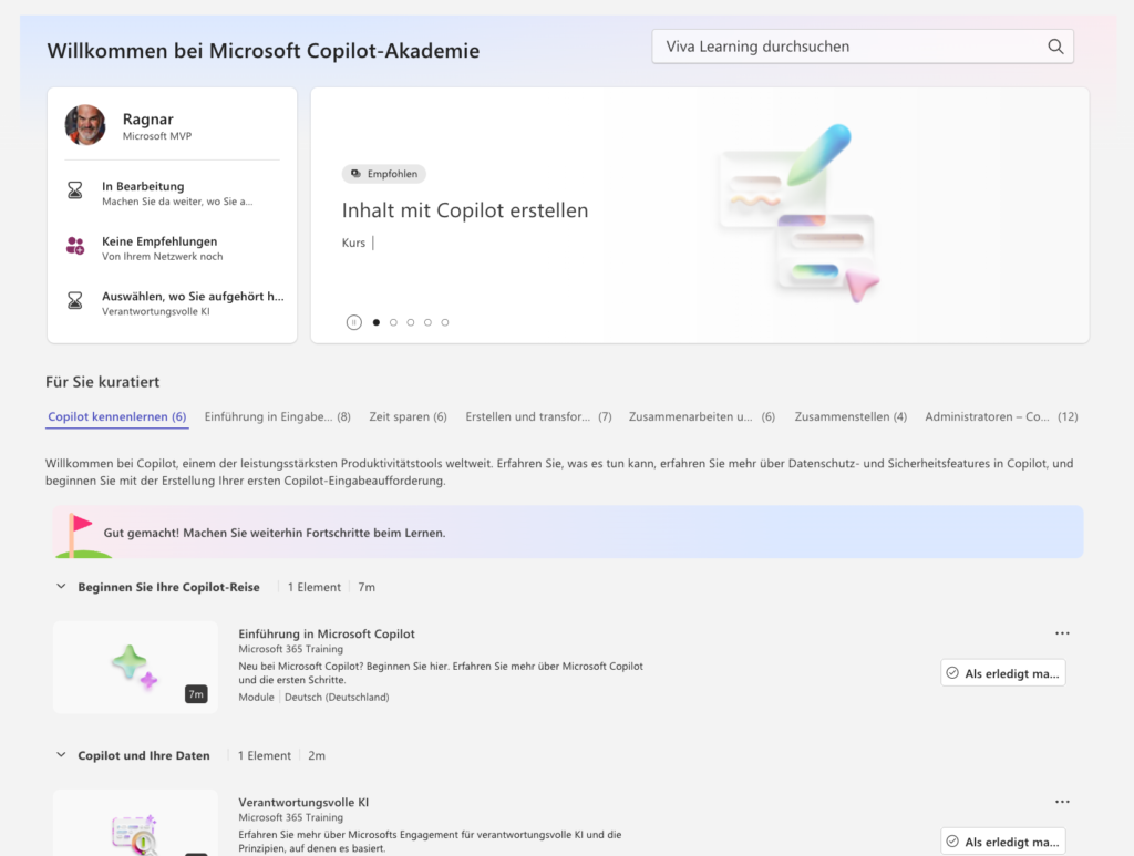 Microsoft Copilot-Akademie
